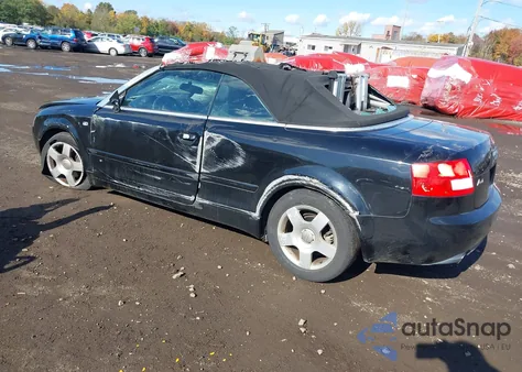 2003 Audi A4 1.8T из США, поврежденный, VIN WAUAC48H33K027633